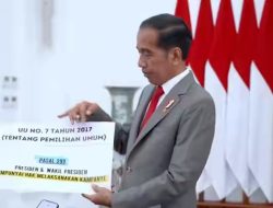 Tegaskan Presiden & Wapres Boleh Berkampanye sesuai UU Pemilu, Jokowi : Jelas Kok, Jangan Ditarik Kemana-mana