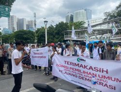 JMI DKI Jakarta Aksi Simpatik Dukung KPU, Terima Kasih atas Penyelenggaraan Pemilu yang Aman & Lancar