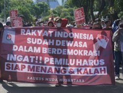 Kaukus Muda Nusantara Sambangi KPU, Dukung Hasil Pemilu & Tolak Isu Pemakzulan Jokowi